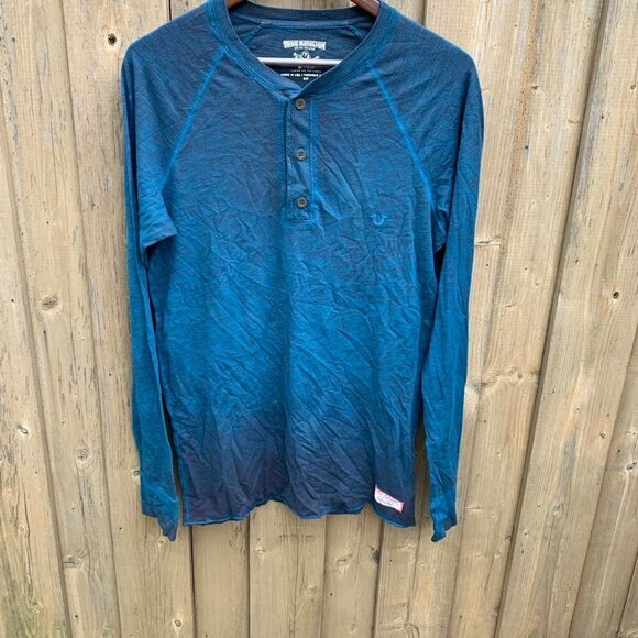 Vintage True Religion Gradient Contrast T Shirt Small - Picture 3 of 6